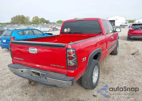 2004 Chevrolet Silverado 1500 Z71 from USA, damaged, VIN 2GCEK19T441226829